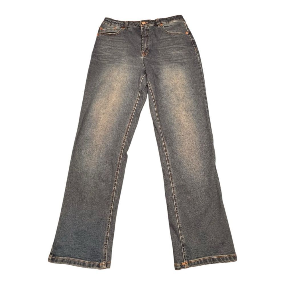 Frye Straight Leg Jeans Women’s Size 10/ 30 High Rise Medium Wash Stretch Denim